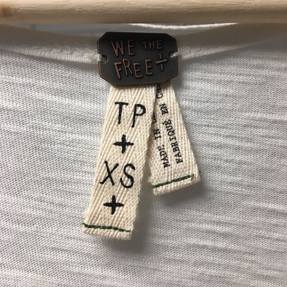 Free People Colorblock Oversized Tee - Picture 2 of 3